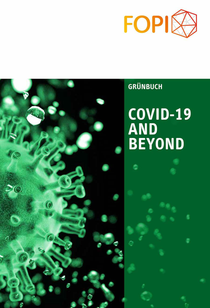 Cover des FOPI Grünbuch "Covid-19 and beyond"